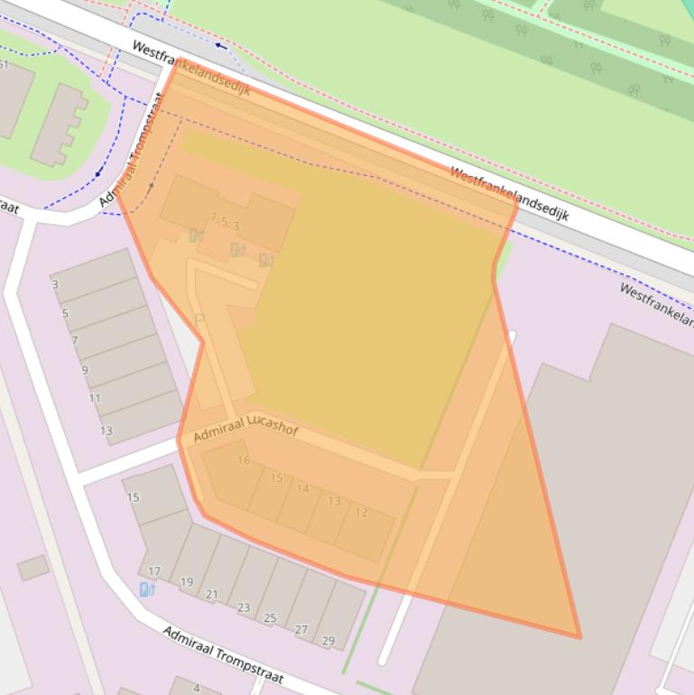 Kaart van postcodegebied 3115HM.