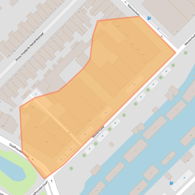 Kaart van postcodegebied 3116GK.