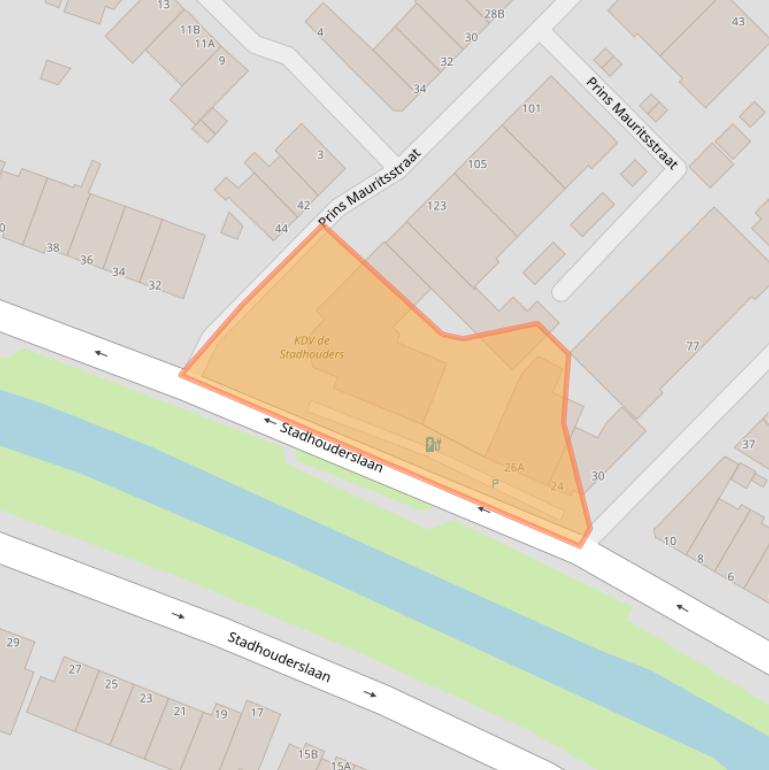 Kaart van postcodegebied 3116HP.