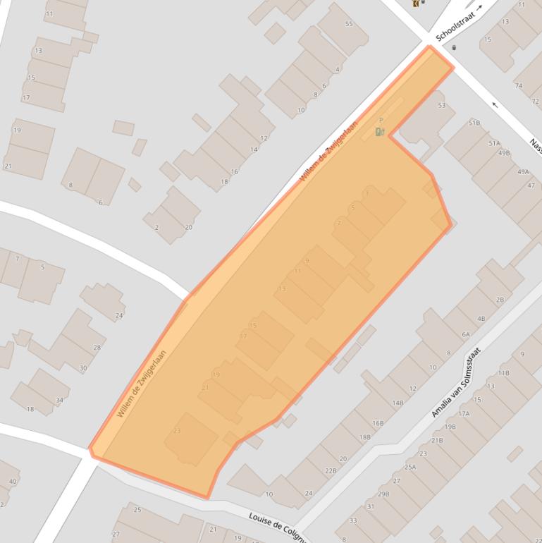 Kaart van postcodegebied 3116HV.