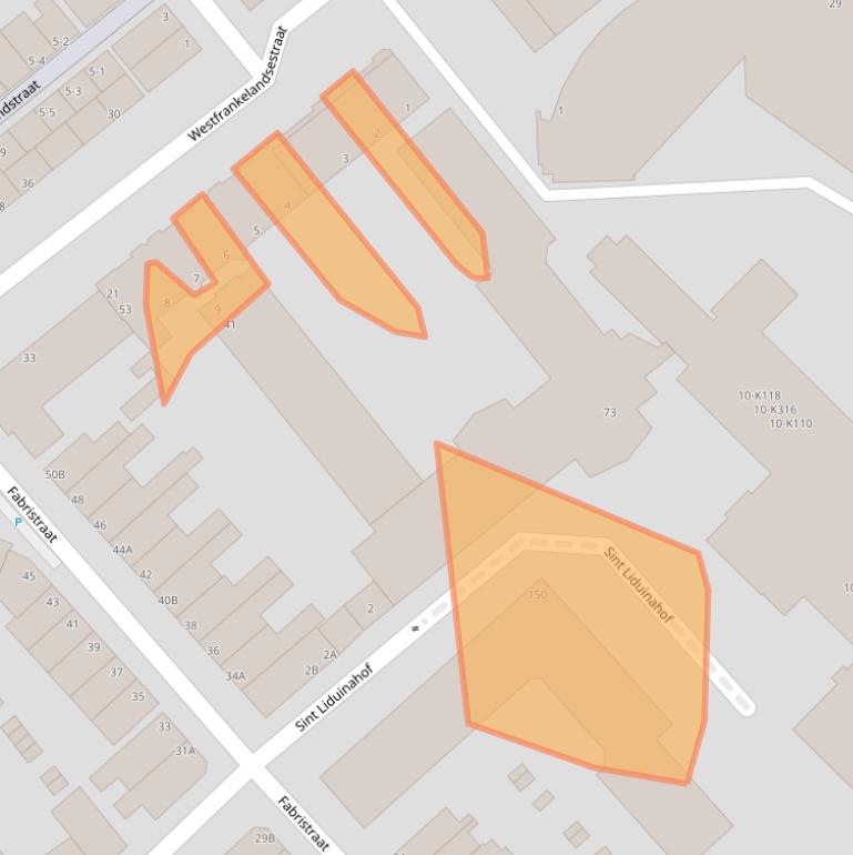 Kaart van postcodegebied 3117AH.