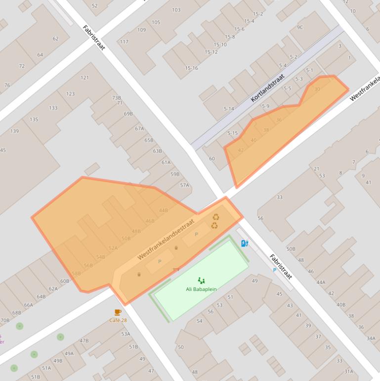 Kaart van postcodegebied 3117AS.