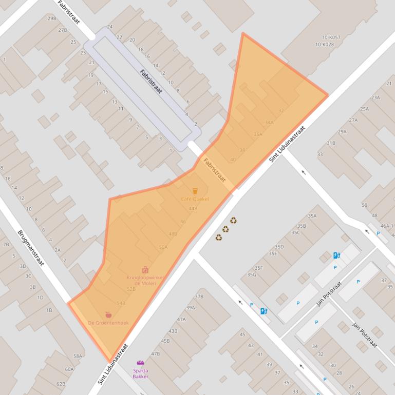 Kaart van postcodegebied 3117CT.