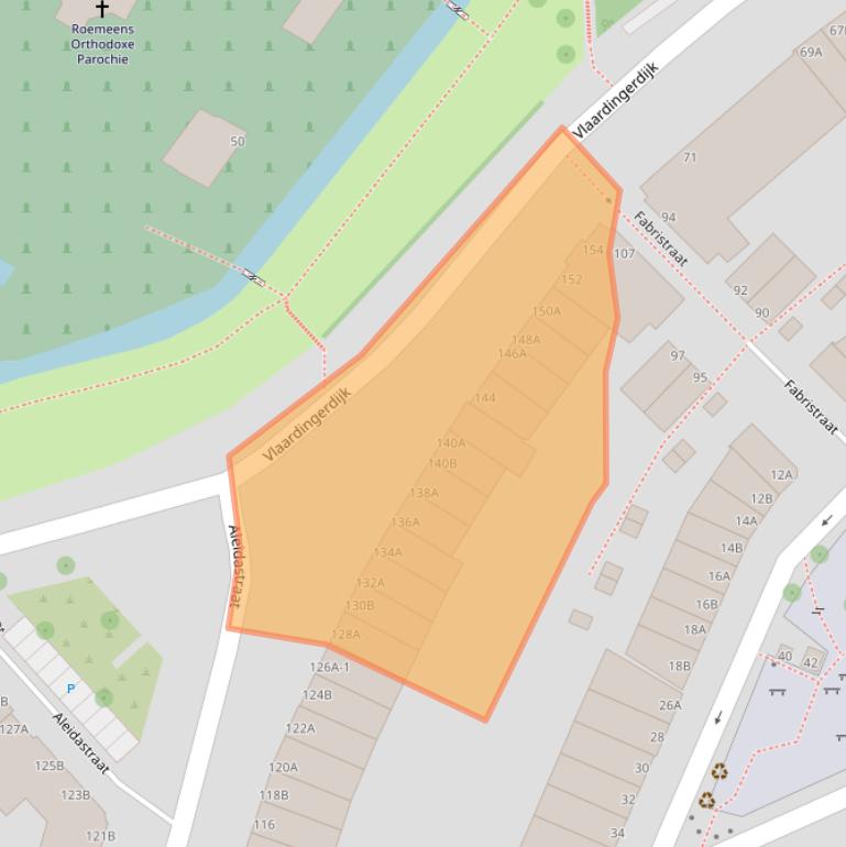 Kaart van postcodegebied 3117DP.