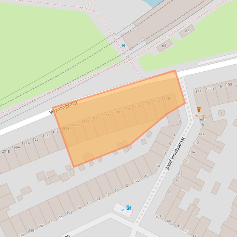 Kaart van postcodegebied 3117EK.