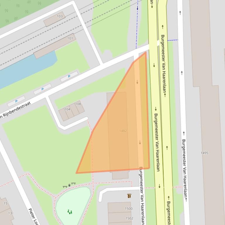 Kaart van postcodegebied 3117GC.