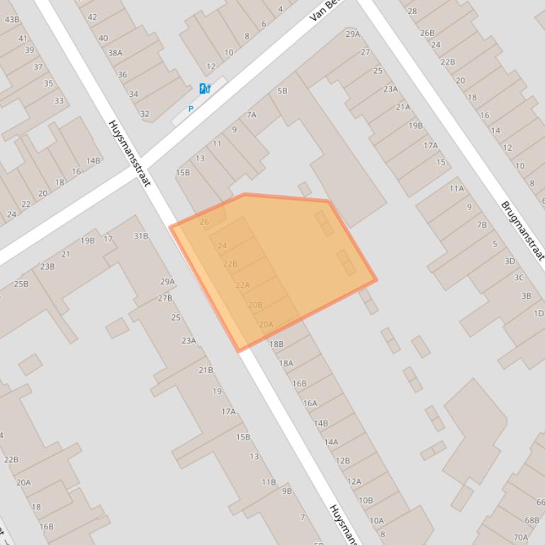 Kaart van postcodegebied 3117KN.