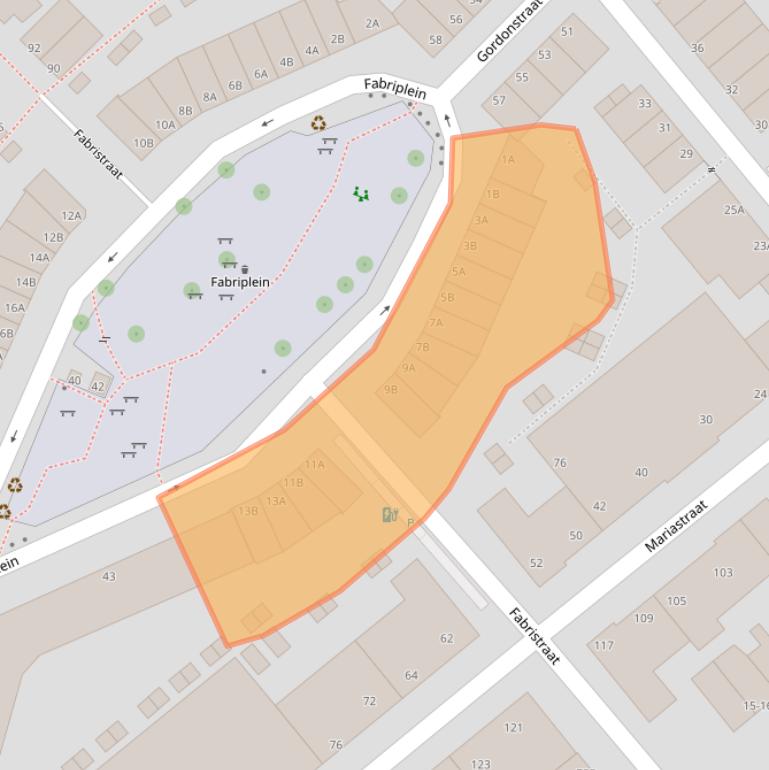 Kaart van postcodegebied 3117MA.