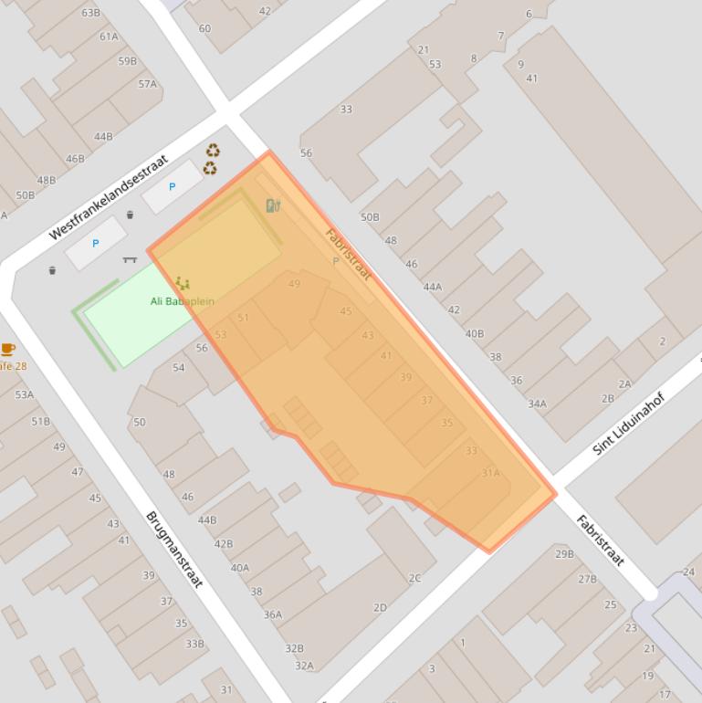 Kaart van postcodegebied 3117MG.