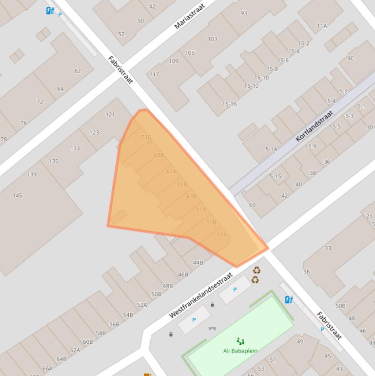 Kaart van postcodegebied 3117MH.