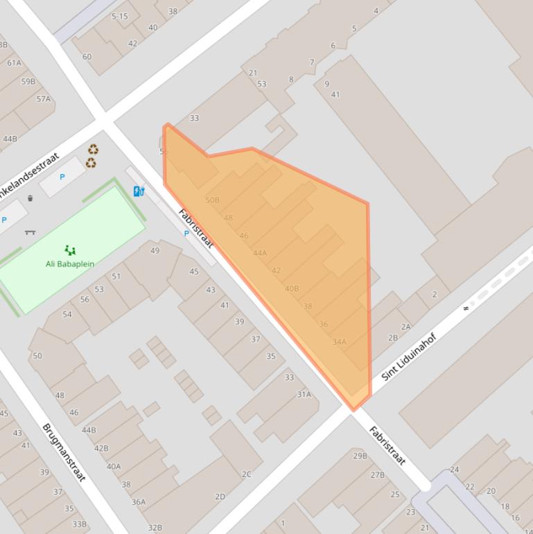 Kaart van postcodegebied 3117ML.