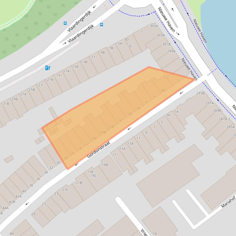 Kaart van postcodegebied 3117MS.