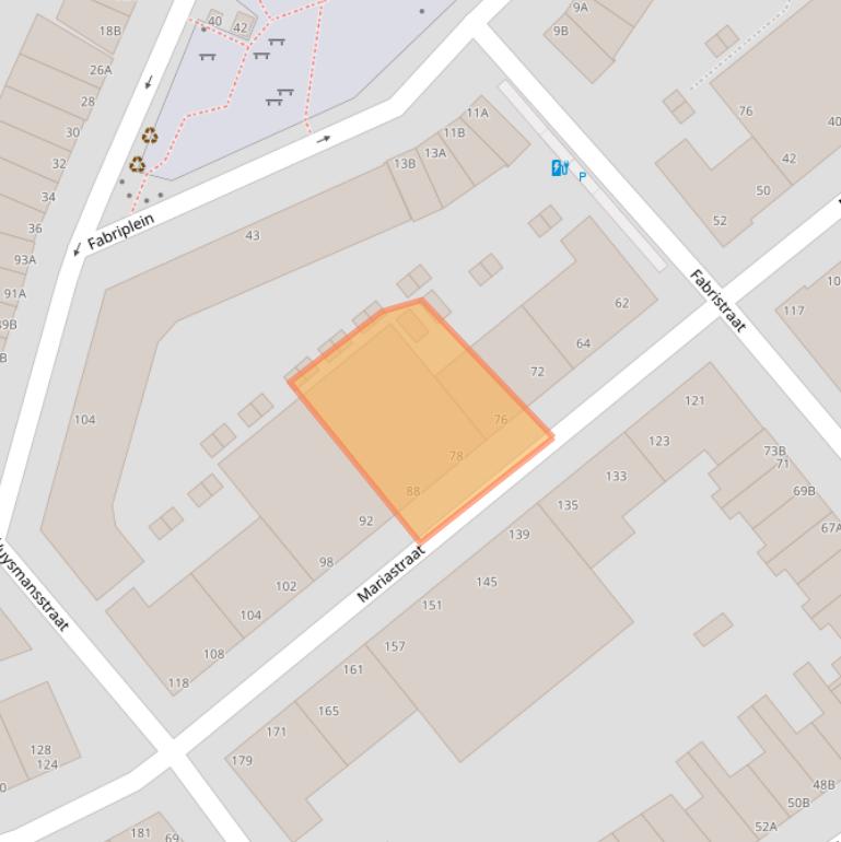 Kaart van postcodegebied 3117NR.