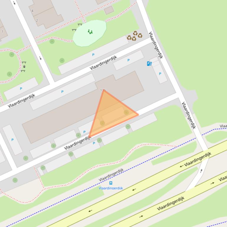 Kaart van postcodegebied 3117ZR.