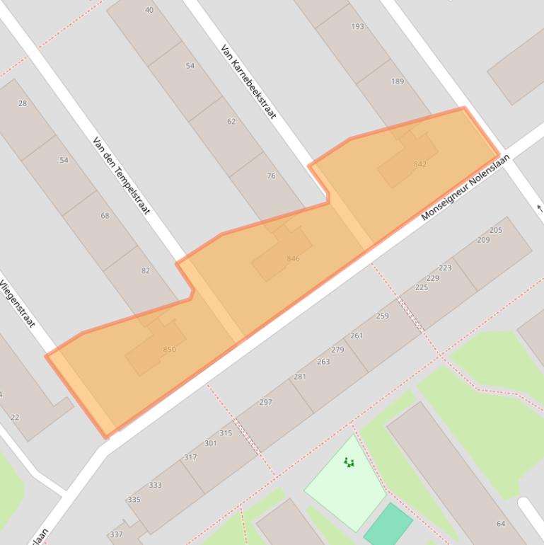 Kaart van postcodegebied 3118EE.