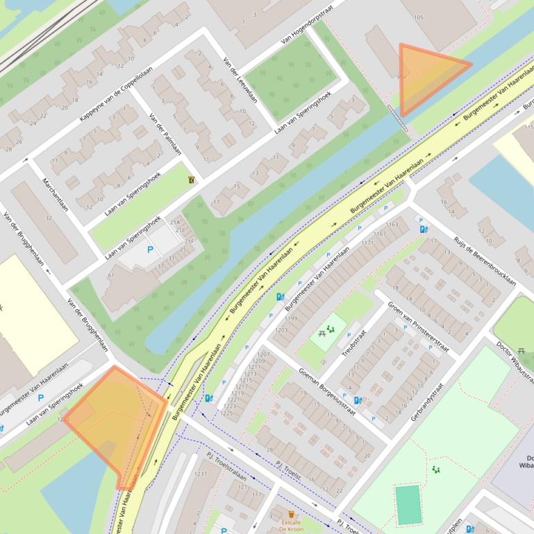 Kaart van postcodegebied 3118GM.