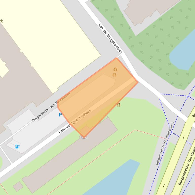 Kaart van postcodegebied 3118GN.