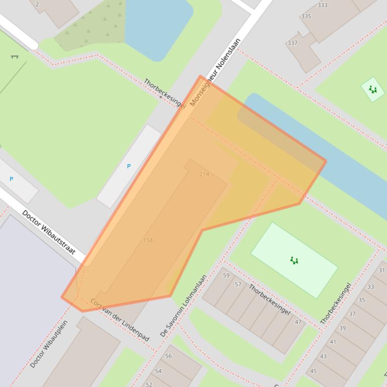 Kaart van postcodegebied 3118KH.