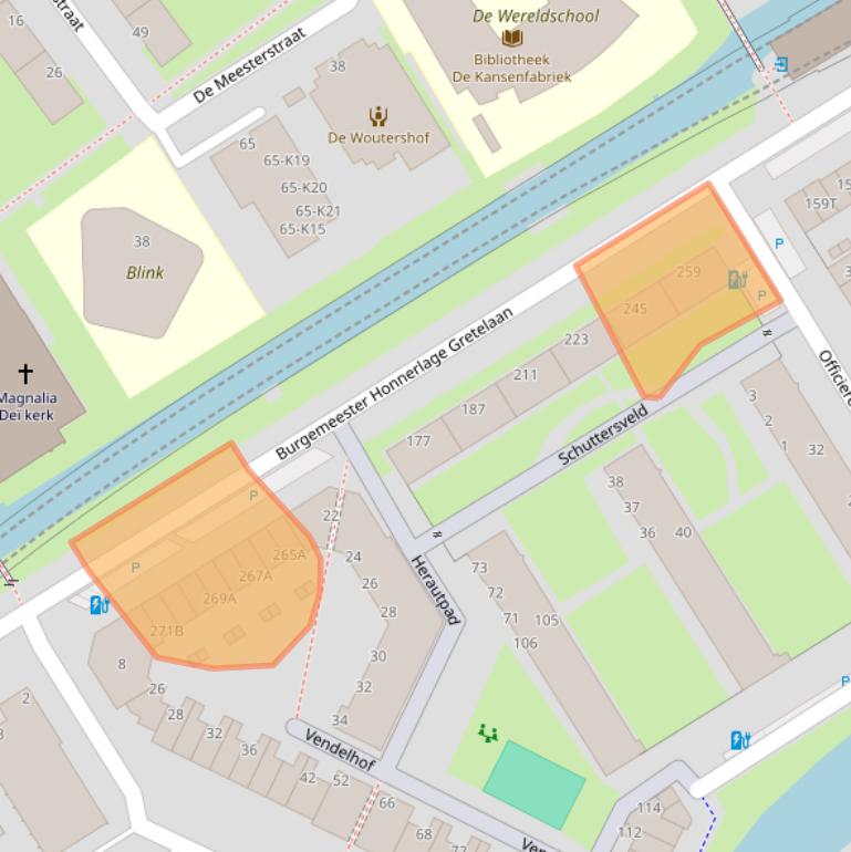 Kaart van postcodegebied 3119BG.