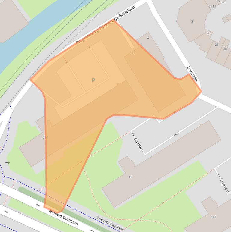 Kaart van postcodegebied 3119BH.