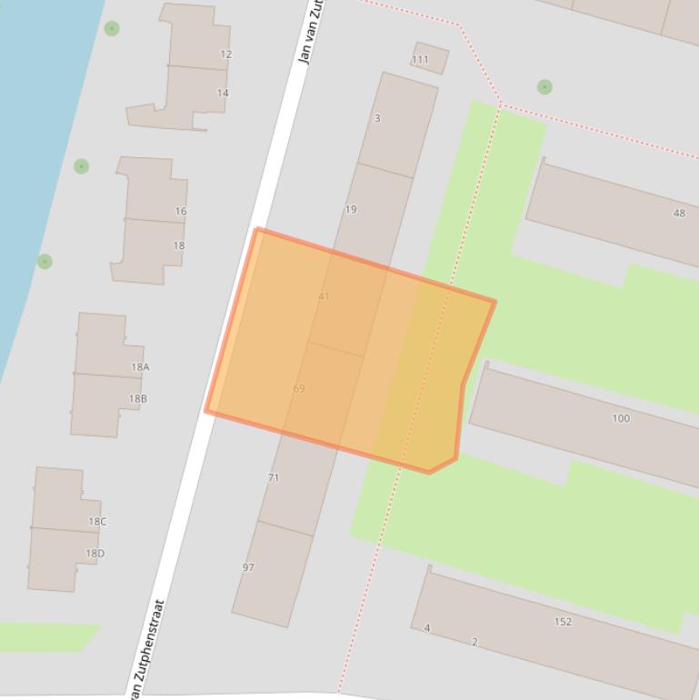 Kaart van postcodegebied 3119BM.