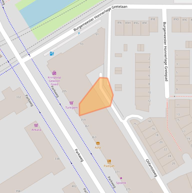 Kaart van postcodegebied 3119CH.