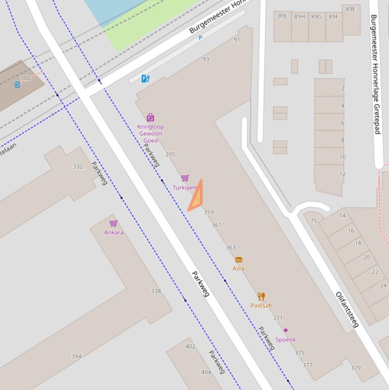 Kaart van postcodegebied 3119CJ.