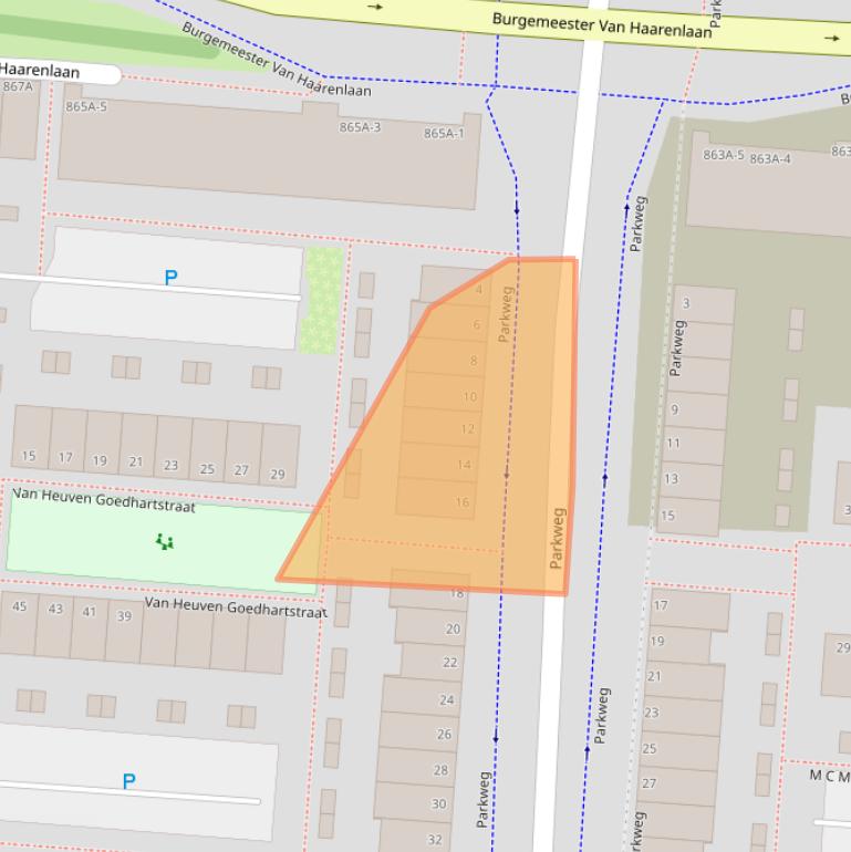 Kaart van postcodegebied 3119CN.