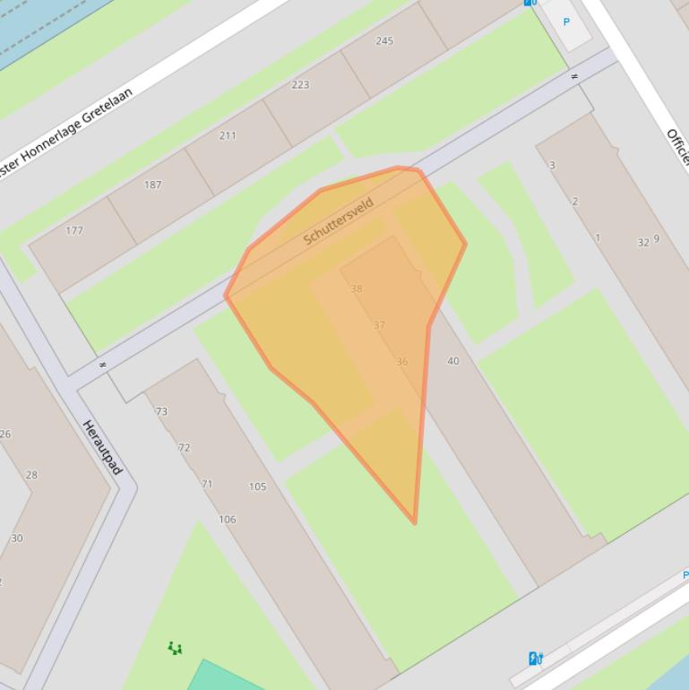 Kaart van postcodegebied 3119DG.