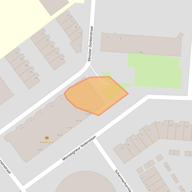 Kaart van postcodegebied 3119EL.