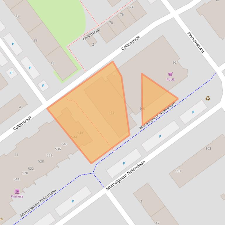 Kaart van postcodegebied 3119EM.