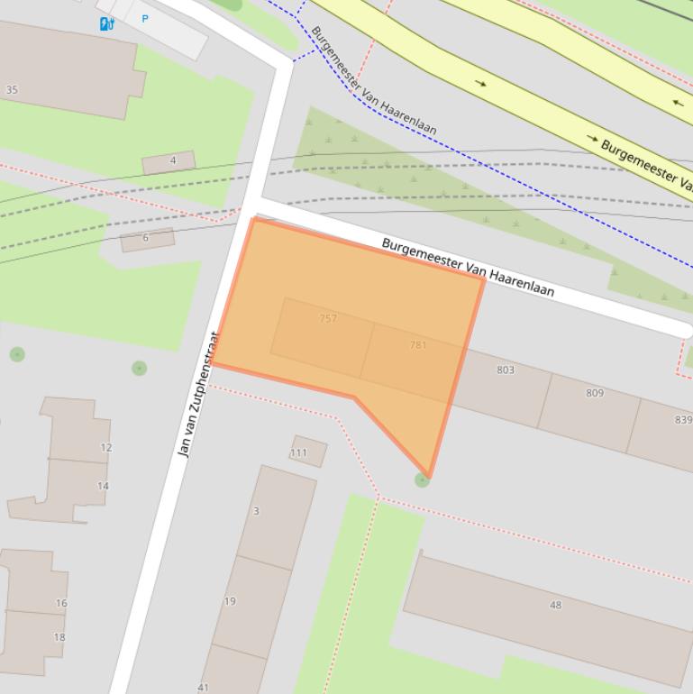 Kaart van postcodegebied 3119GC.