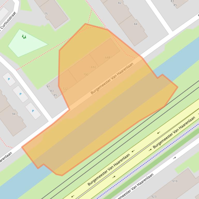 Kaart van postcodegebied 3119GS.