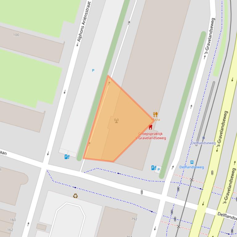 Kaart van postcodegebied 3119ND.