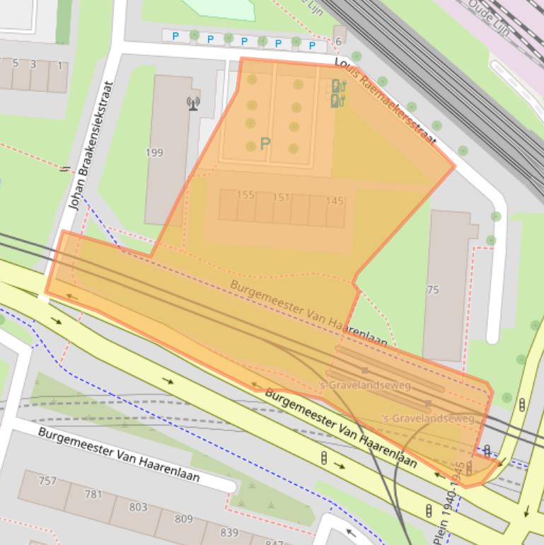 Kaart van postcodegebied 3119NT.