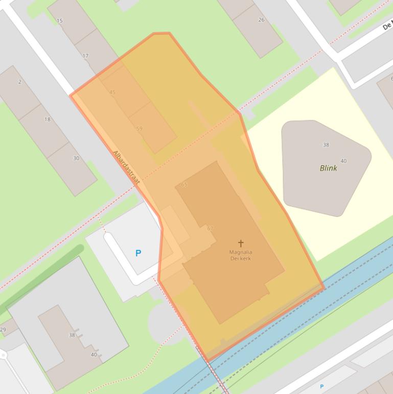 Kaart van postcodegebied 3119PB.