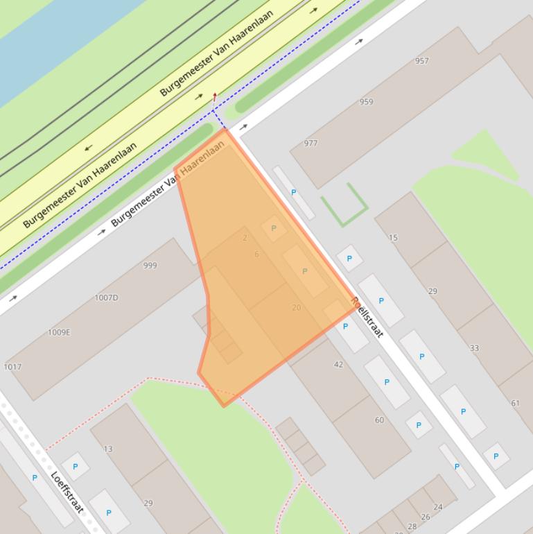 Kaart van postcodegebied 3119RK.