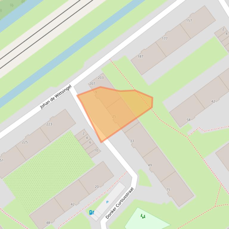 Kaart van postcodegebied 3119TA.