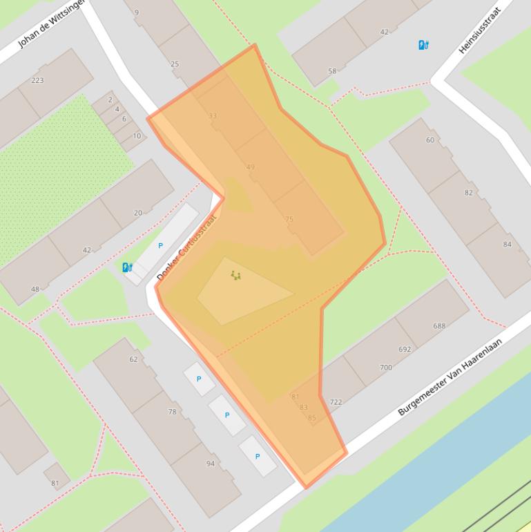 Kaart van postcodegebied 3119TB.