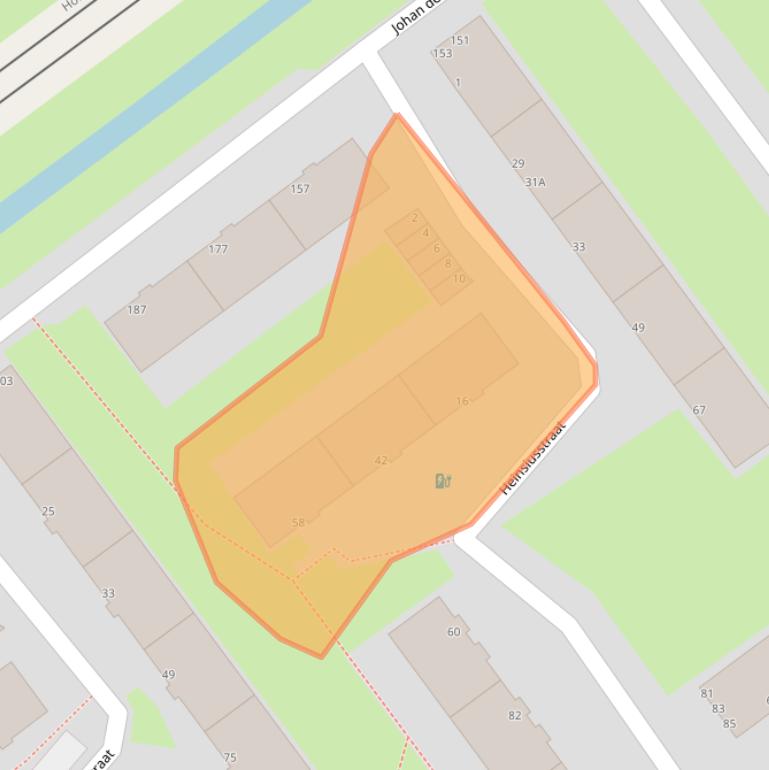 Kaart van postcodegebied 3119TH.