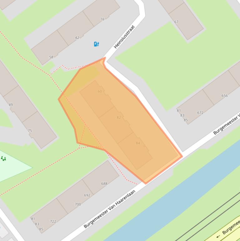 Kaart van postcodegebied 3119TJ.