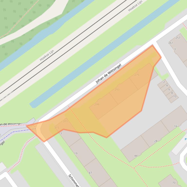 Kaart van postcodegebied 3119TM.