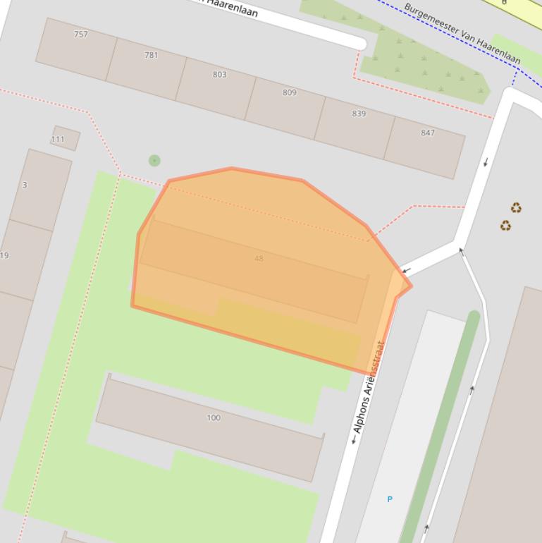 Kaart van postcodegebied 3119VA.