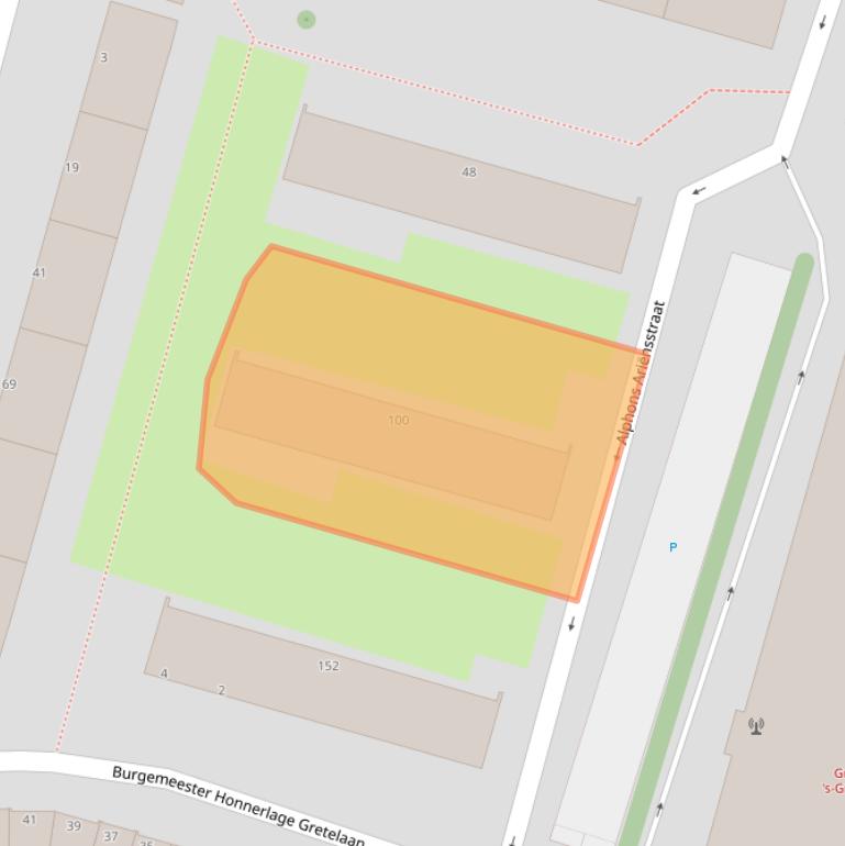 Kaart van postcodegebied 3119VB.