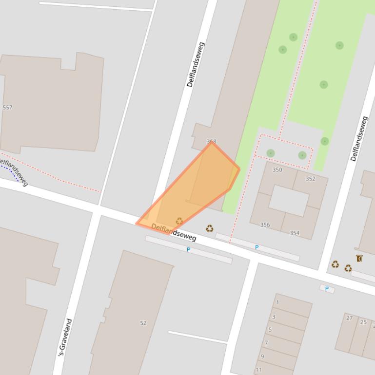 Kaart van postcodegebied 3119XM.