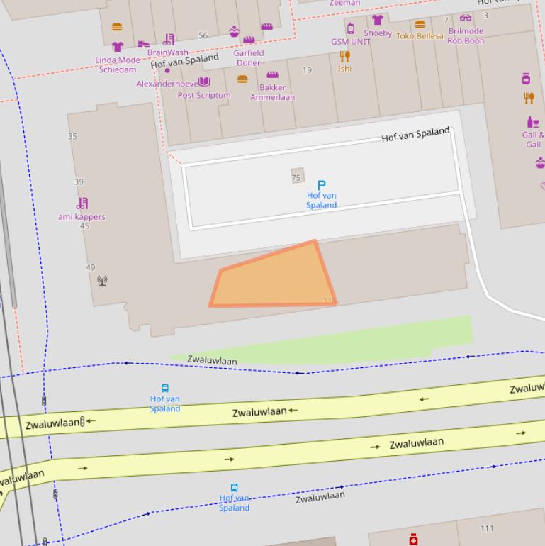 Kaart van postcodegebied 3121CE.