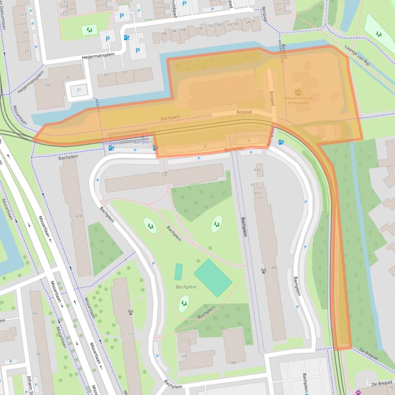 Kaart van postcodegebied 3121CL.