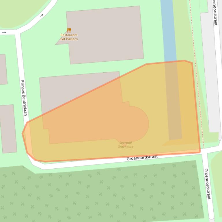 Kaart van postcodegebied 3121JP.