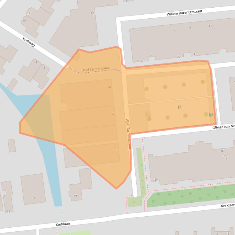 Kaart van postcodegebied 3121KA.