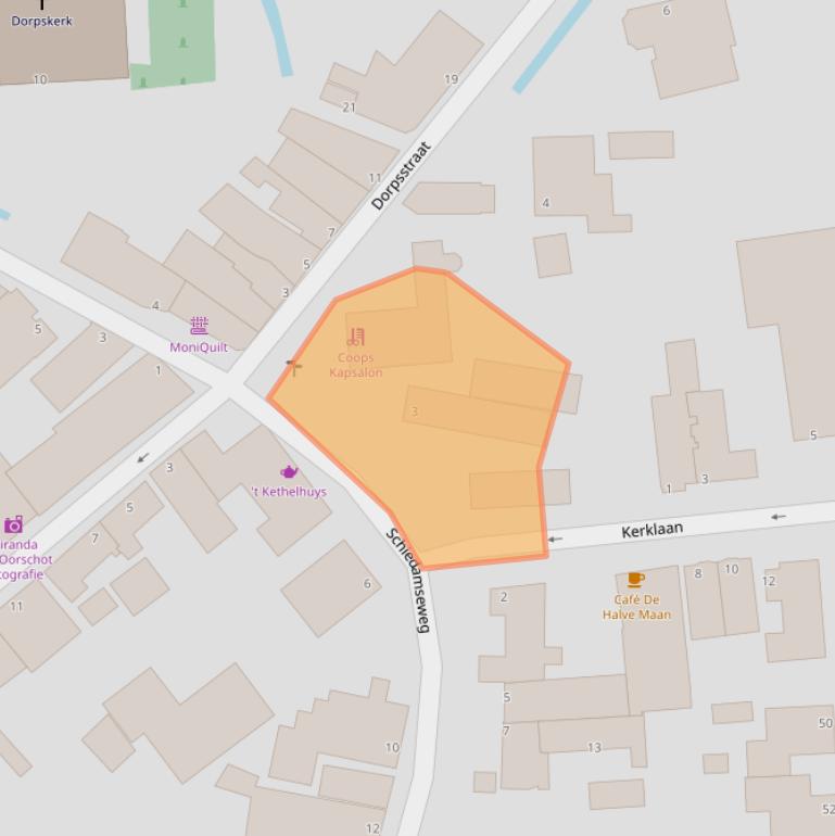 Kaart van postcodegebied 3121KH.